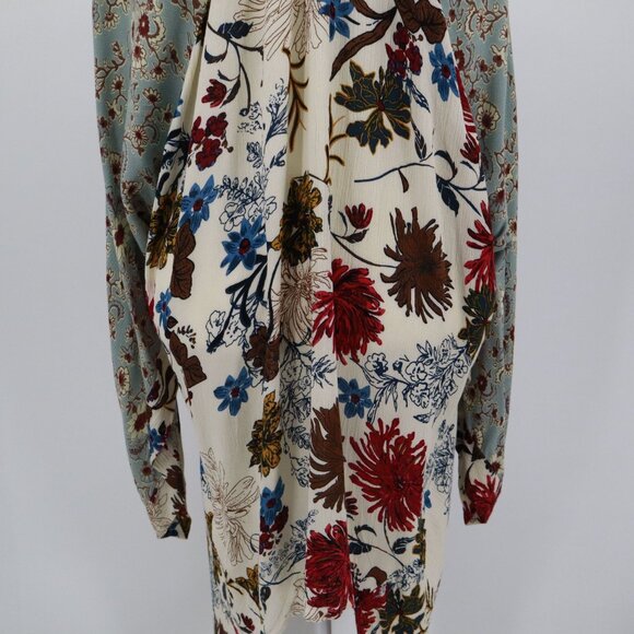 Umgee Vanilla Blossom Cardigan Womens S/M Blue Boho Eclectic Gypsy Ethnic Tribal - Picture 13 of 16